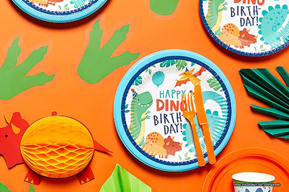 Anniversaire à thème dinosaures
