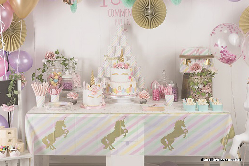 Anniversaire à thème licorne