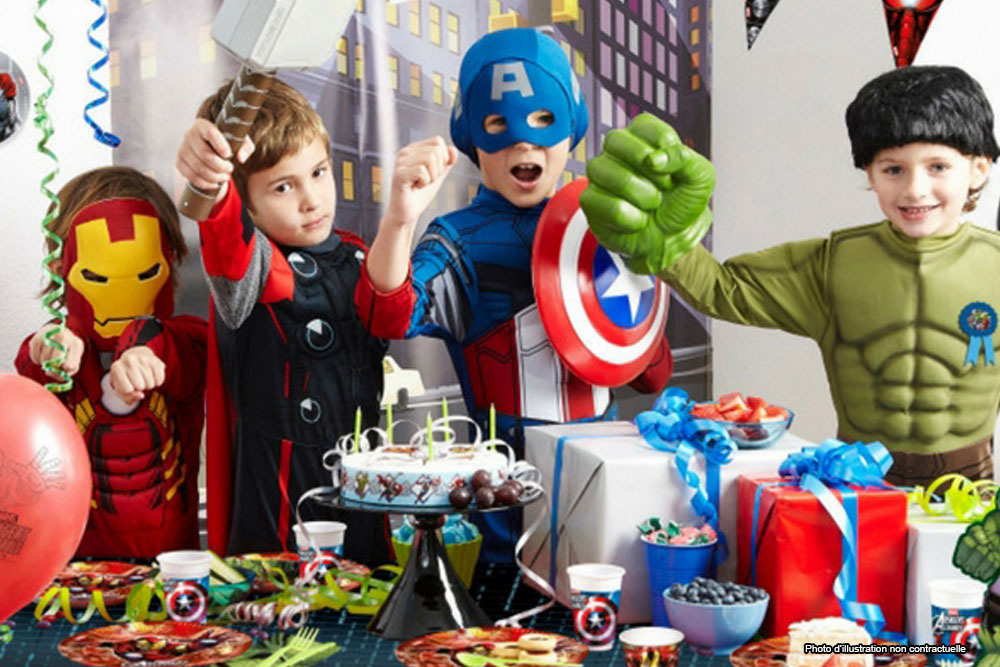 Anniversaire à thème super-héros